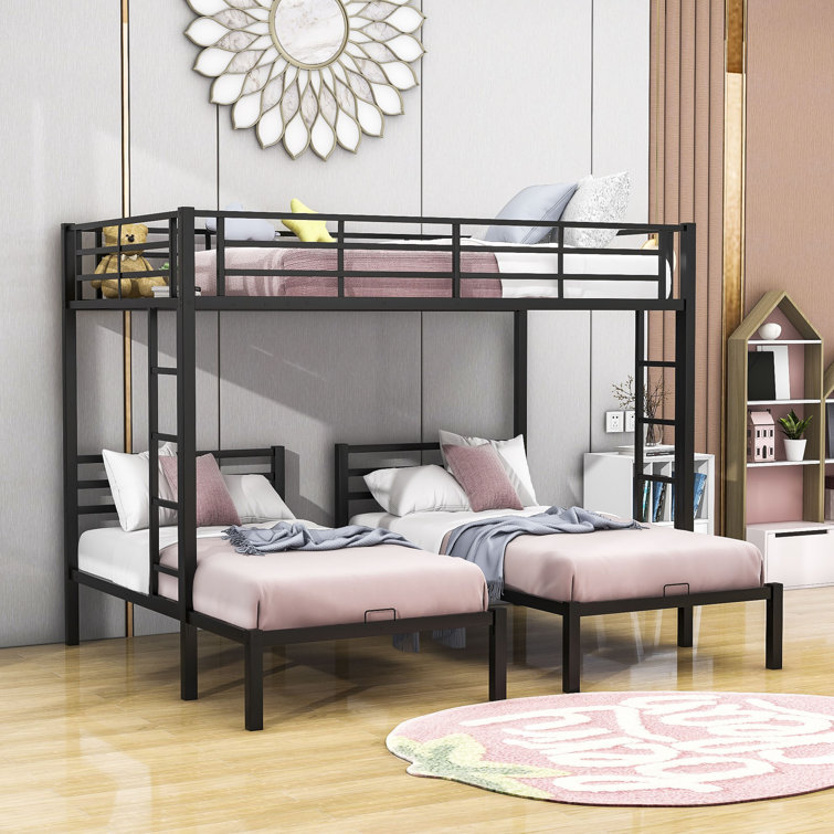 L shaped hotsell bunk beds ebay